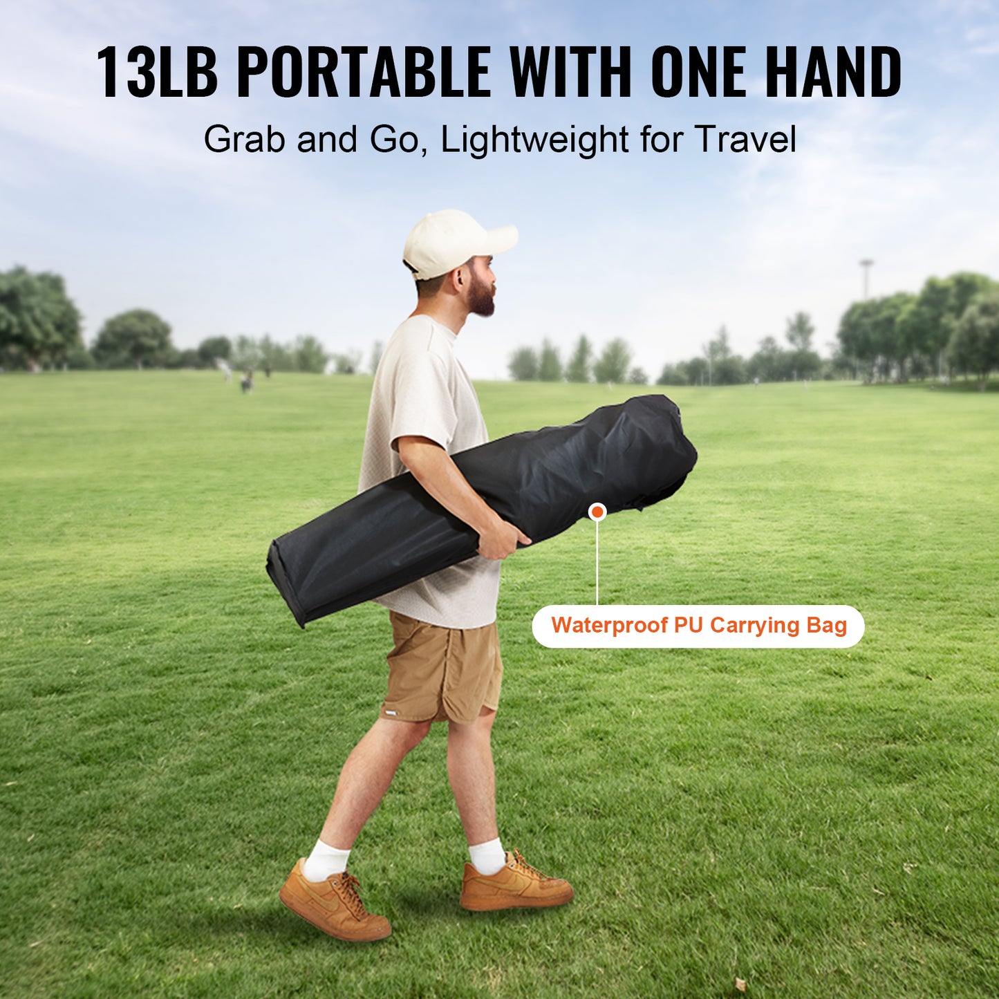 Outdoor Folding Chair 350lbs - Ultralight & Portable Comfort