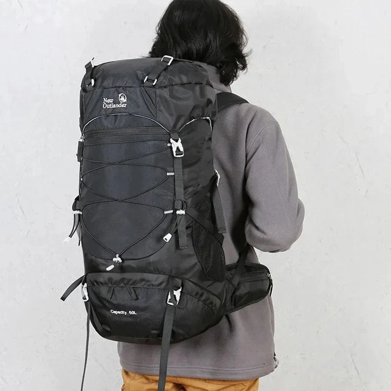 Men's 50L Waterproof Backpack for Trekking & Camping