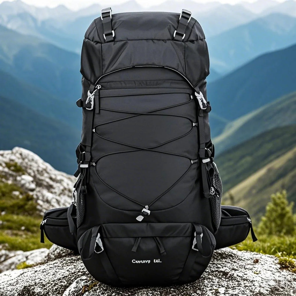 Men's 50L Waterproof Backpack for Trekking & Camping