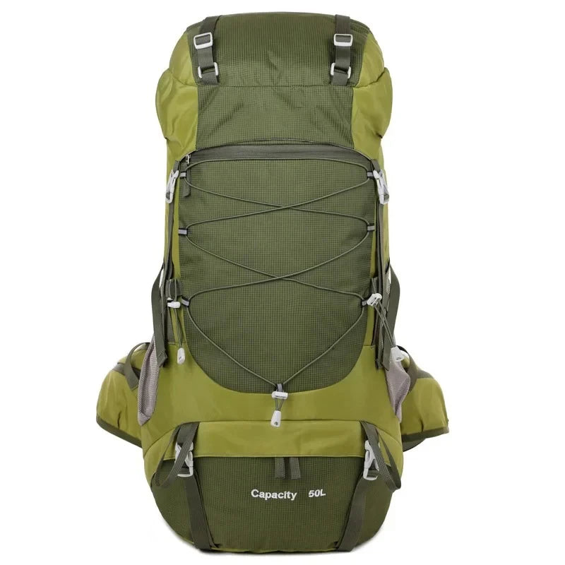 Men's 50L Waterproof Backpack for Trekking & Camping