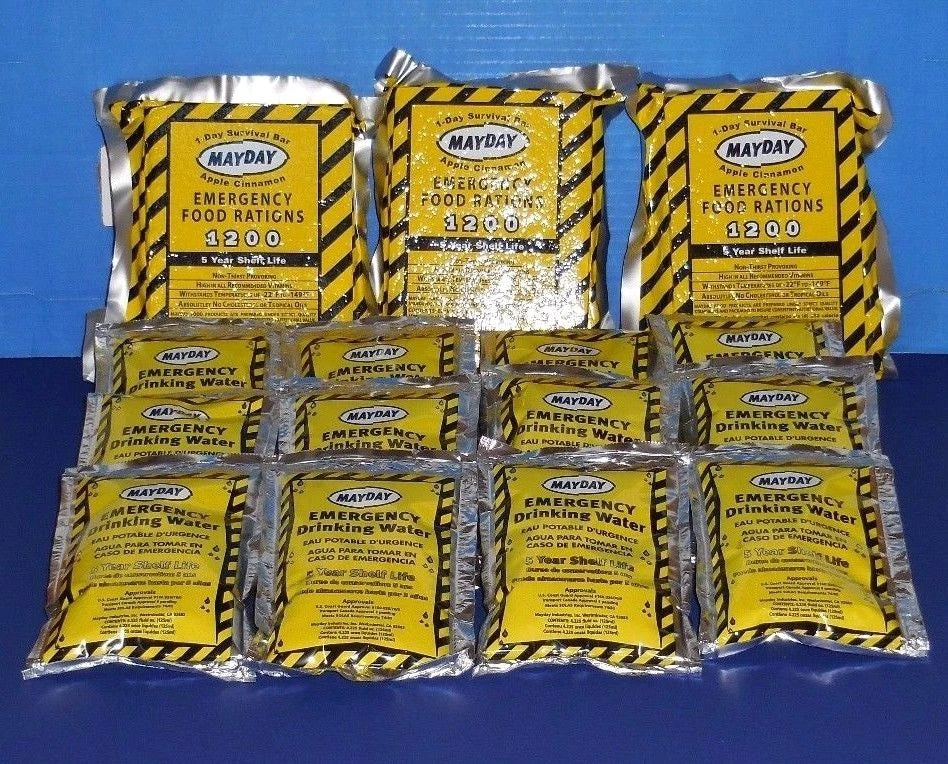 3-Day Emergency Food & Water Ration Kit for Survival Bags