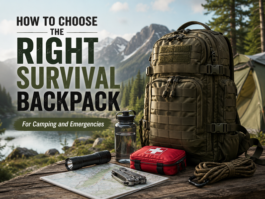 How to Choose the Right Survival Backpack for Camping and Emergencies