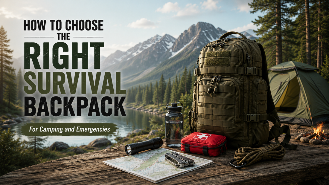 How to Choose the Right Survival Backpack for Camping and Emergencies