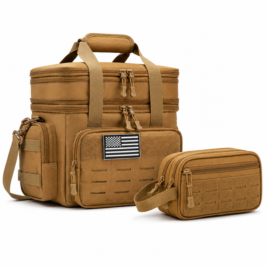 Father's Day Tactical Cooler Bag & Utility Pouch Bundle