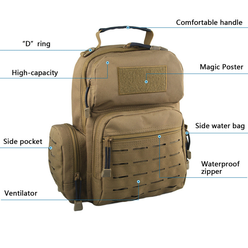 Tactical Sling Bag - Military Shoulder & Waist Pack