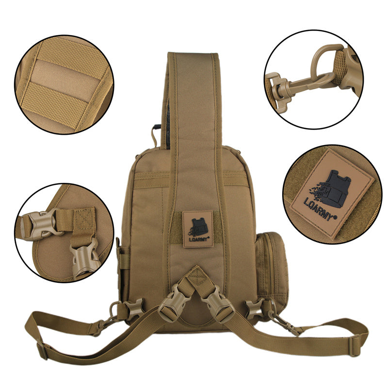 Tactical Sling Bag - Military Shoulder & Waist Pack
