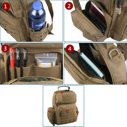 Tactical Sling Bag - Military Shoulder & Waist Pack