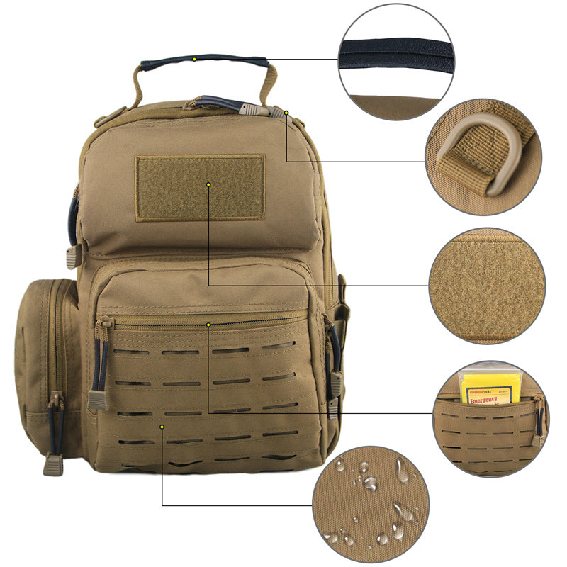 Tactical Sling Bag - Military Shoulder & Waist Pack