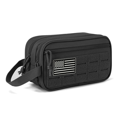 Travel Toiletry Bag for Men: Shaving Kit & Hygiene Organizer