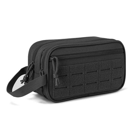 Travel Toiletry Bag for Men: Shaving Kit & Hygiene Organizer