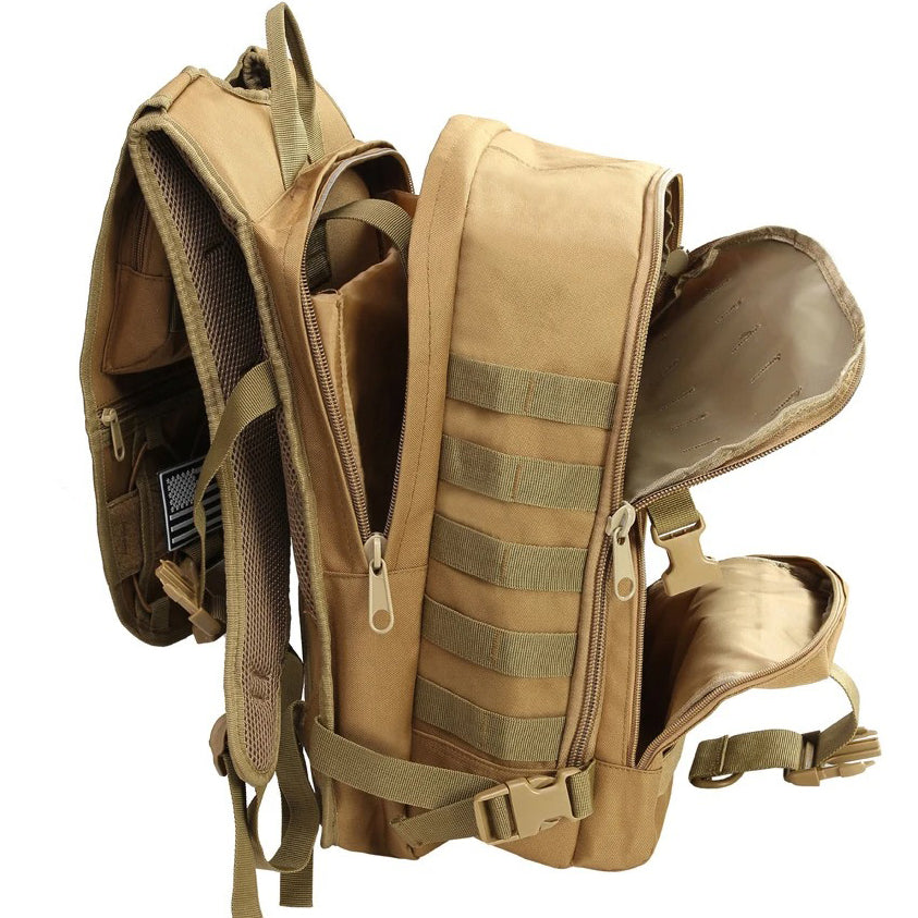 35L Tactical Backpack: Men's Outdoor Camping & Hiking Gear