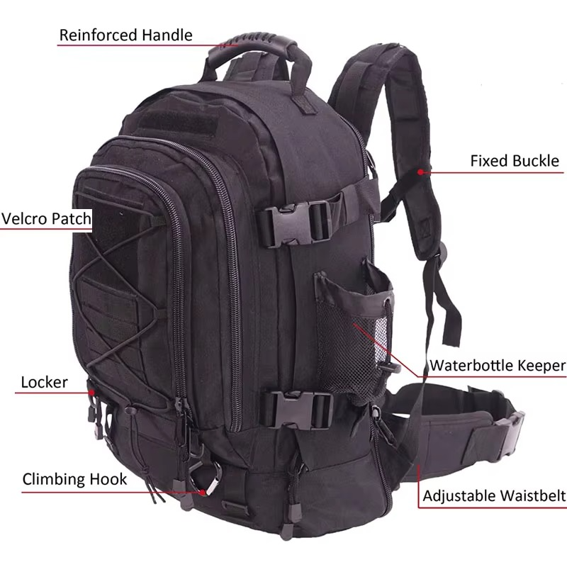 60L Tactical Backpack for Survival Waterproof Military Bug Out Bag