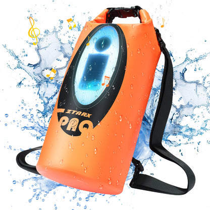 Waterproof Hiking Backpack: Solar Power & Bluetooth Speaker