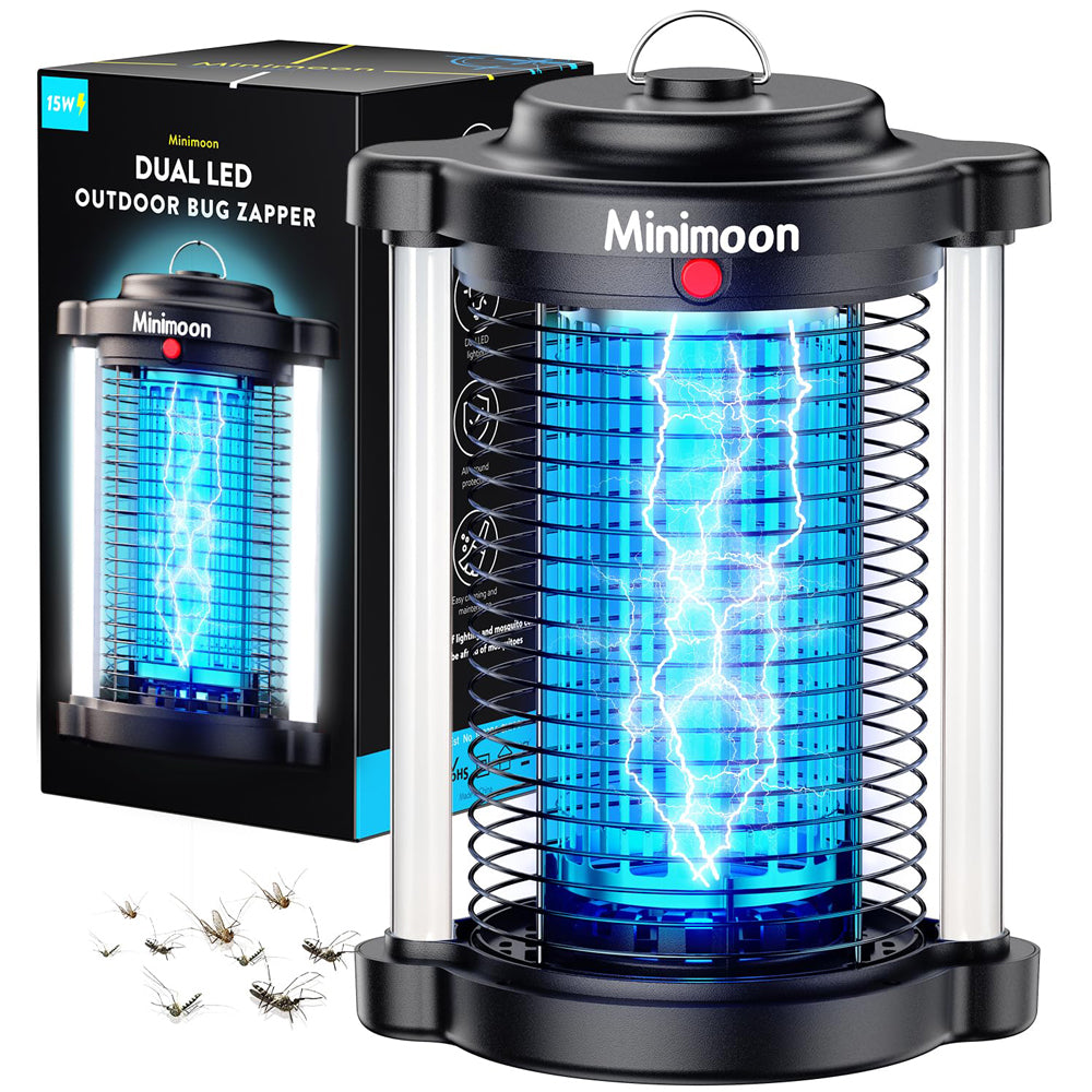 Bug Zapper 4200V Mosquito Trap Dual LED Outdoor