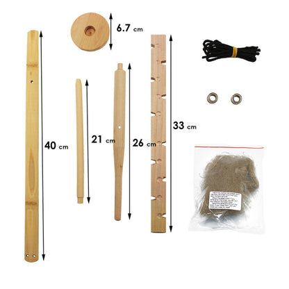 Outdoor Survival Fire Starter Kit - Bow Drill Friction Tool