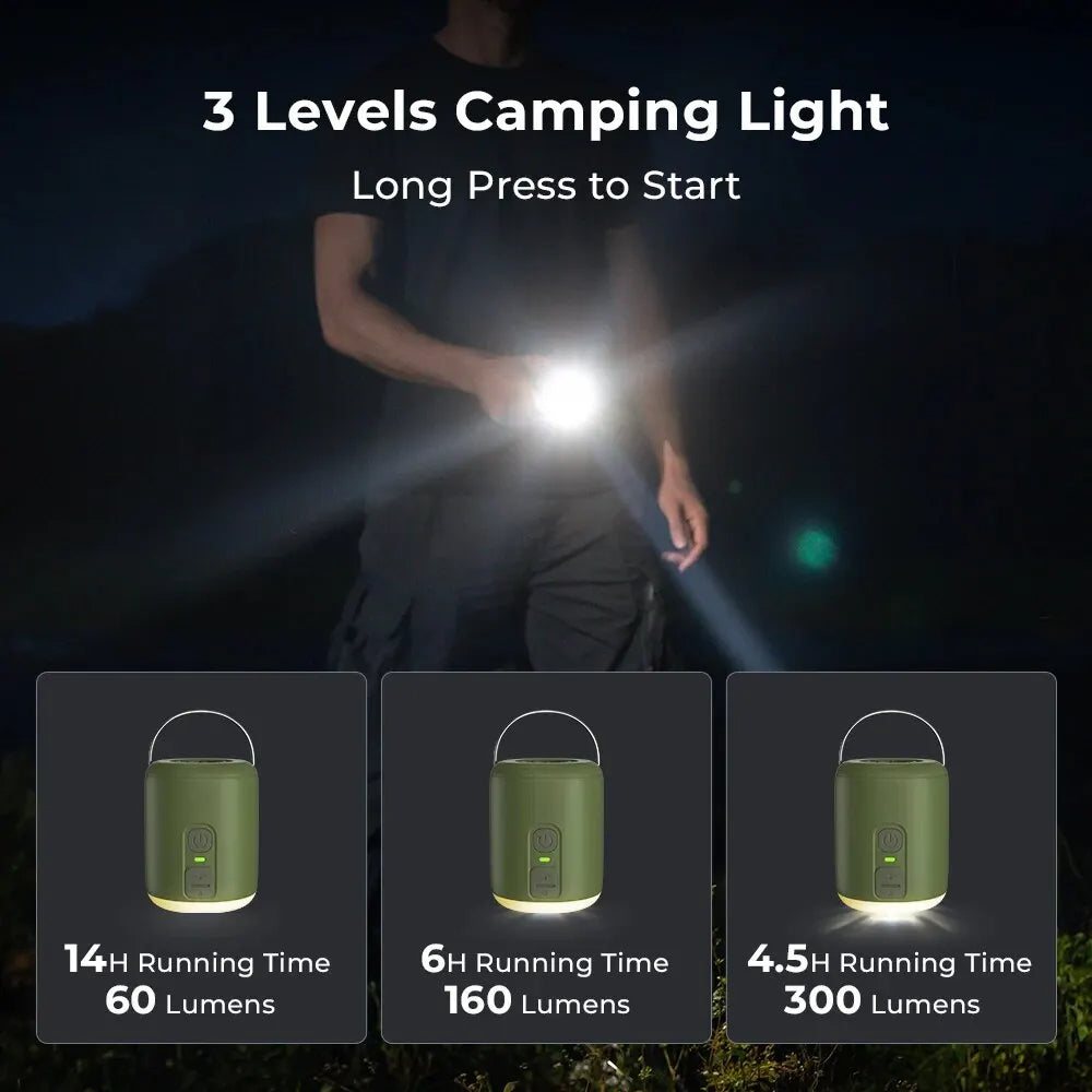 WESTTUNE Air Pump & Lantern: Compact 4.5kPa Inflator