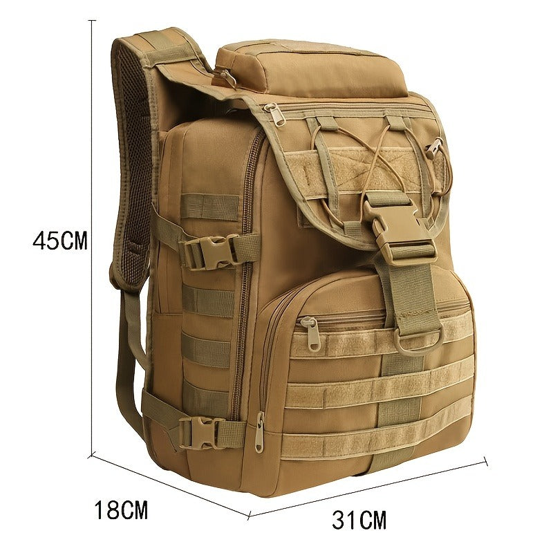 35L Tactical Backpack: Men's Outdoor Camping & Hiking Gear
