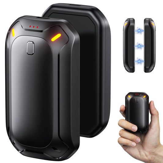 Rechargeable Hand Warmers 2-Pack: Magnetic & Double-Sided Heat