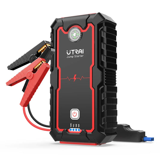 Car Jump Starter & Power Bank - Fast Charge & LED