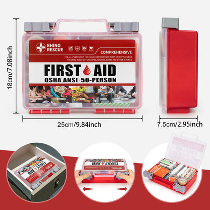 Rhino Rescue Emergency Kit: School, Car & Outdoor Supplies