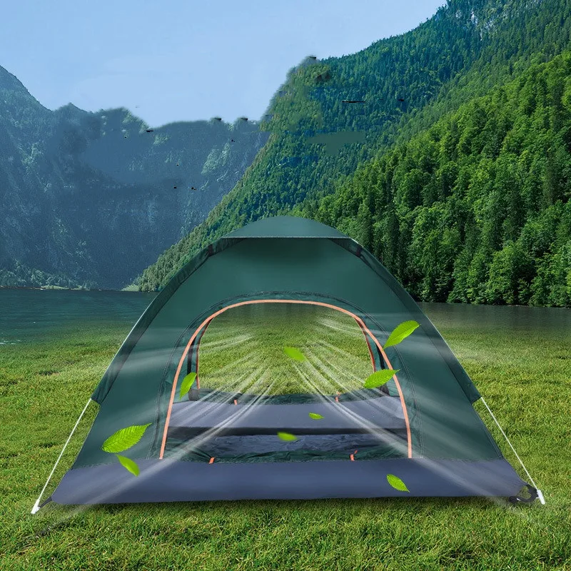 Automatic Pop Up Tent: Waterproof UV Protection for 2-3