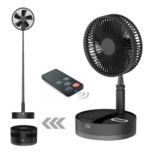 Foldable Fan with Remote & 10800mAh Battery - Portable & Powerful