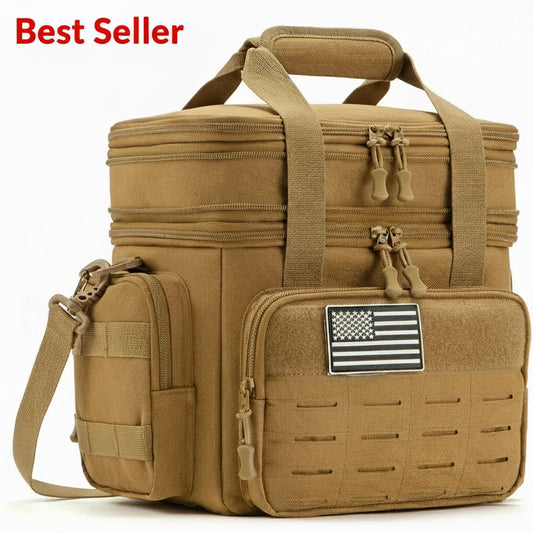 Expandable 18L Tactical Lunch Box - Insulated & Leak Proof