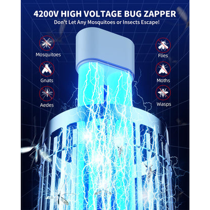 Bug Zapper 4200V Mosquito Trap Dual LED Outdoor