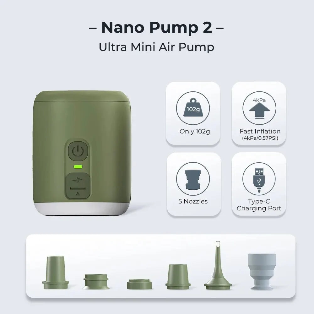 WESTTUNE Air Pump & Lantern: Compact 4.5kPa Inflator