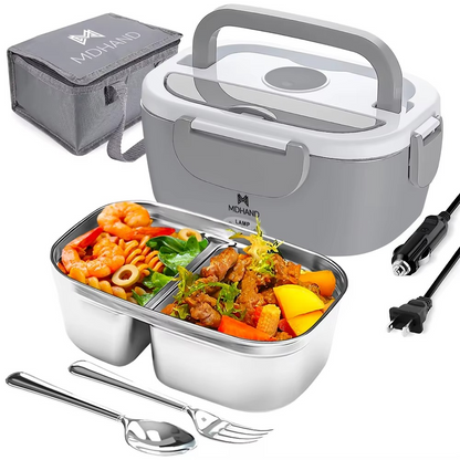 65W Electric Lunch Box Food Warmer 1.5L Leakproof Portable