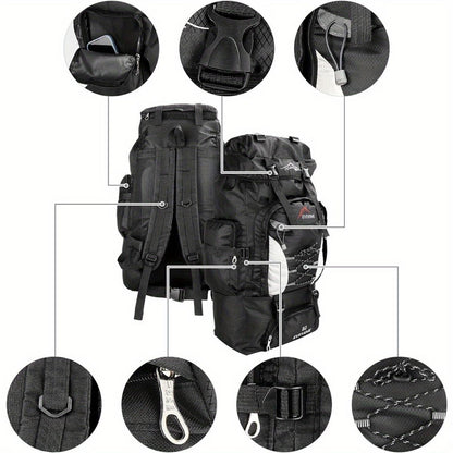 70L Sports Backpack for Hiking, Camping & Travel - Ultralight