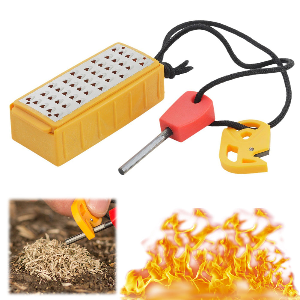 Tinder Maker & Fire Starter: Compact Outdoor Survival Tool