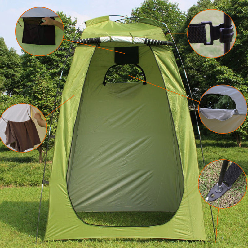 Outdoor Privacy Shower Tent Waterproof & UV Protection