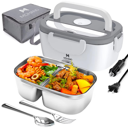 65W Electric Lunch Box Food Warmer 1.5L Leakproof Portable