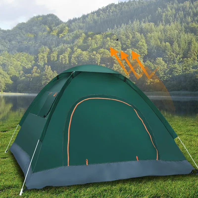 Automatic Pop Up Tent: Waterproof UV Protection for 2-3