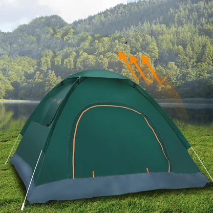 Automatic Pop Up Tent: Waterproof UV Protection for 2-3