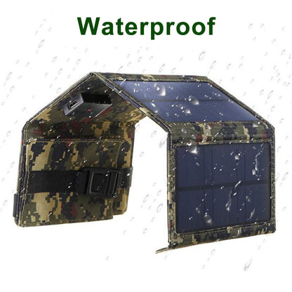 Portable 80W Solar Panel - Foldable USB Charger for Camping