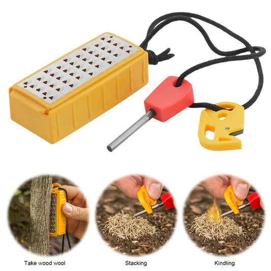 Tinder Maker & Fire Starter: Compact Outdoor Survival Tool