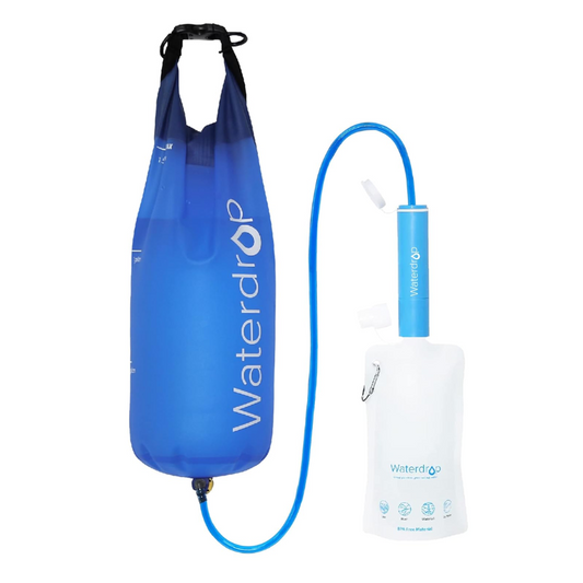 Camping Water Filter 1,400 Gallons Survival Straw