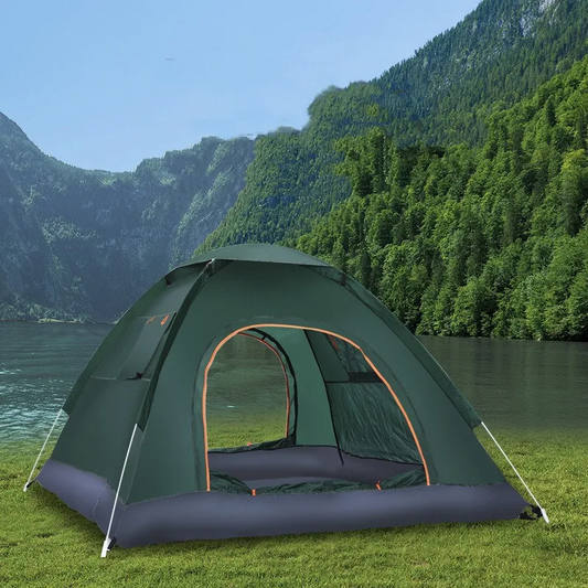 Automatic Pop Up Tent: Waterproof UV Protection for 2-3
