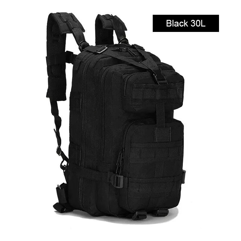 30L Waterproof Tactical Backpack Camping Hiking Travel Rucksack Bag