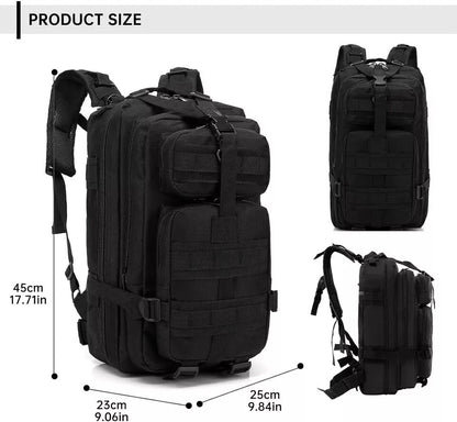 30L Waterproof Tactical Backpack Camping Hiking Travel Rucksack Bag