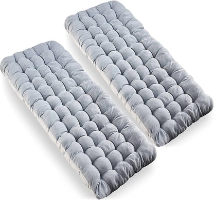 2 Pack Foldable Camping Mattress Pads 73 Inch Waterproof Bottom