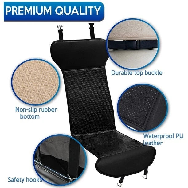 12V Heated Car Seat Cushion Covers 2 Pack Black