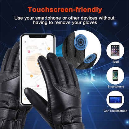 USB Heated Winter Gloves for Skiing Cycling & Outdoor Cold Weather