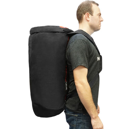 Mesh Duffel Backpack Dive Bag with Dry Pocket for Scuba Snorkeling