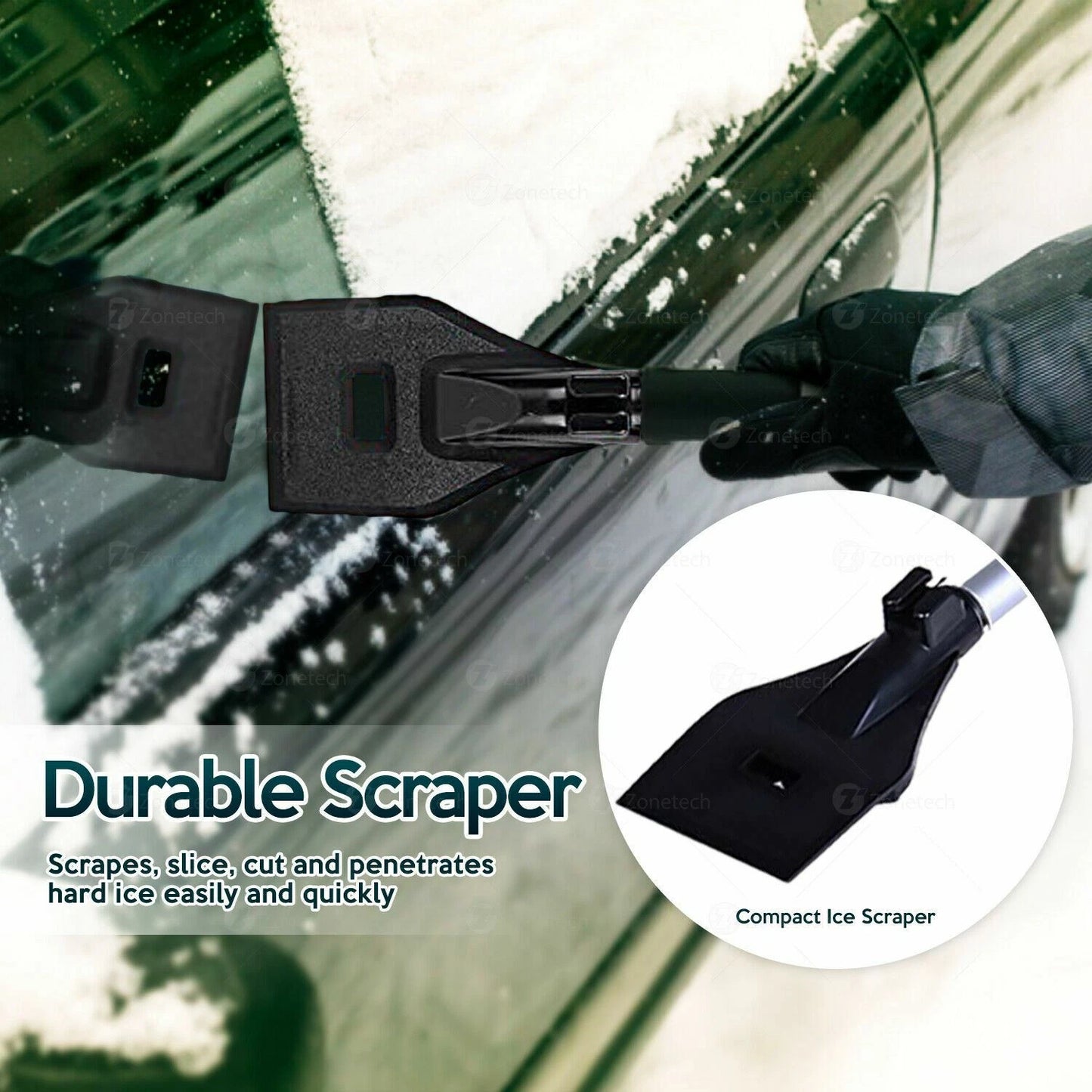 3-in-1 Car Snow Shovel Brush and Ice Scraper Kit