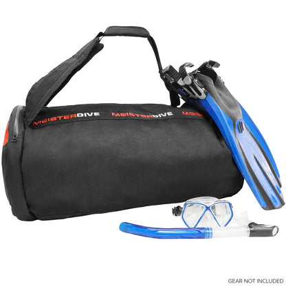 Mesh Duffel Backpack Dive Bag with Dry Pocket for Scuba Snorkeling