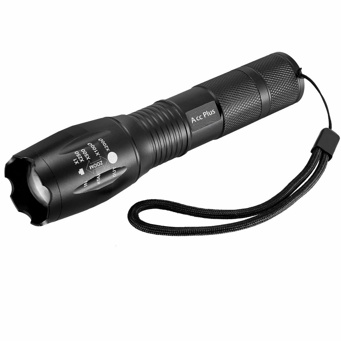 5-Pack Tactical Flashlights with Zoom and Adjustable Focus