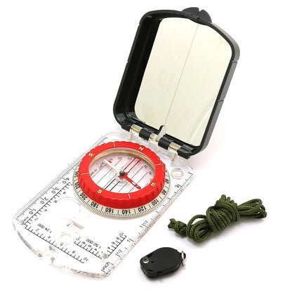 Compass for Hiking Maps Navigation Tool Outdoor Adjustable Declination